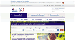 Desktop Screenshot of europassistance.it